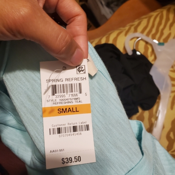 Mint tie to side blouse new gift gifting tee blous3 updated basic - Picture 4 of 6